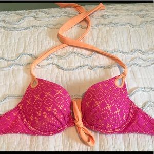 PINK/VS - hot pink push-up bikini